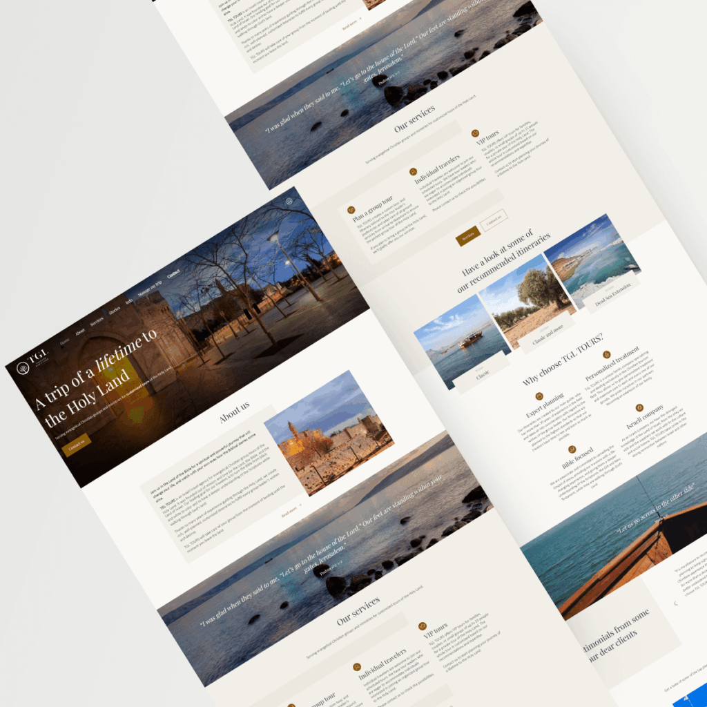 מוקאפ TGL Tours - הופכי